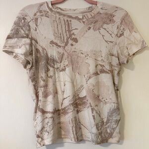 Hollister Baby Tee Realistic Camo